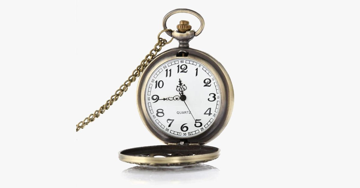 Vintage Bronze Pocket Watch