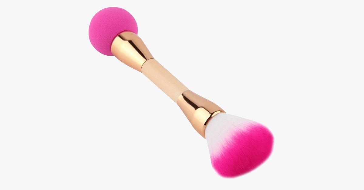 Lollipop Sponge 2 in 1 Brush- Makes Makeup application easier!