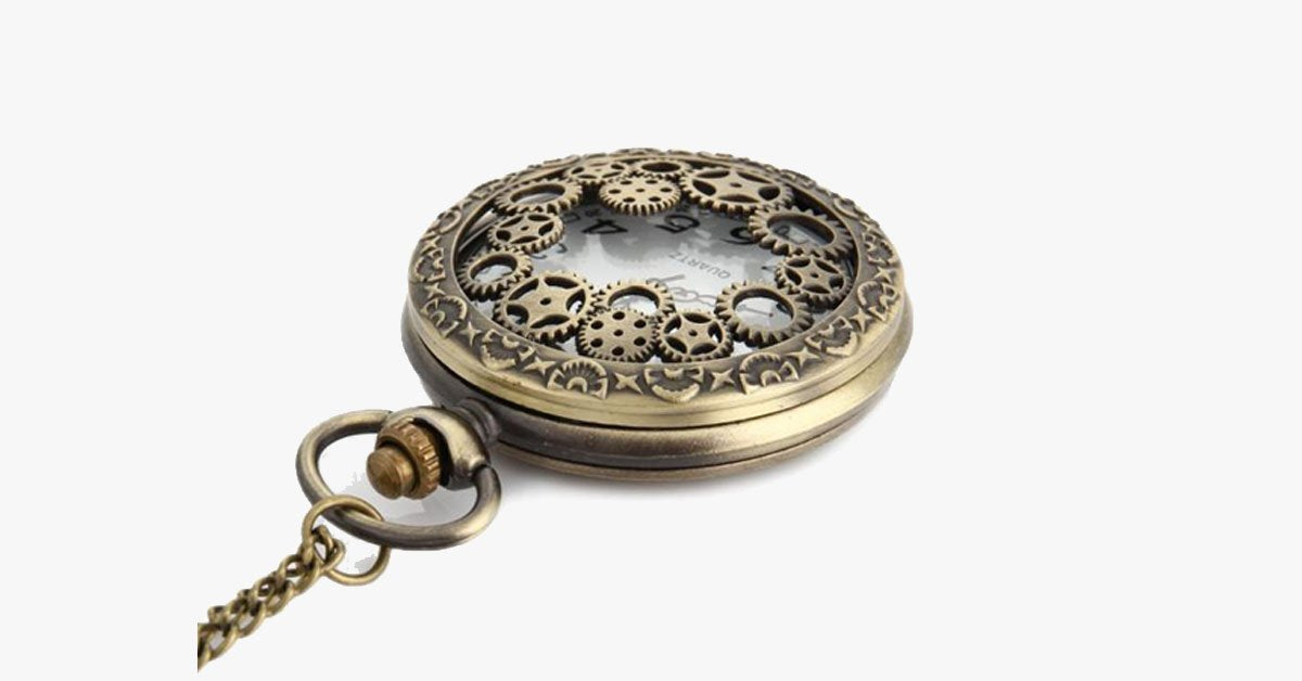 Vintage Bronze Pocket Watch