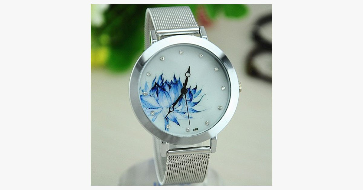 Blue Rose Watch