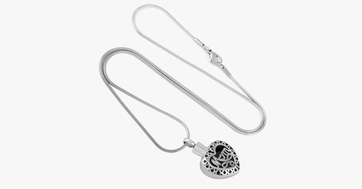 Mom Monument Ashes Urn Holder Necklace