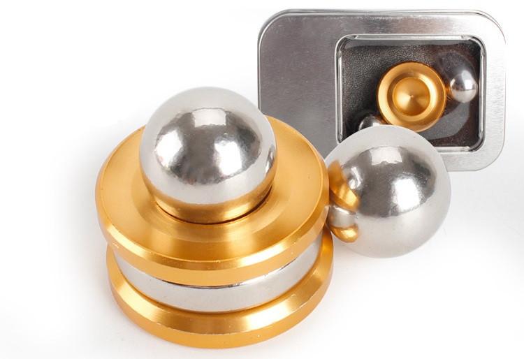 Dual Balls Orbiter Magnetic Spinner