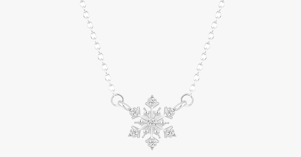 Snowflake Pendant Necklace