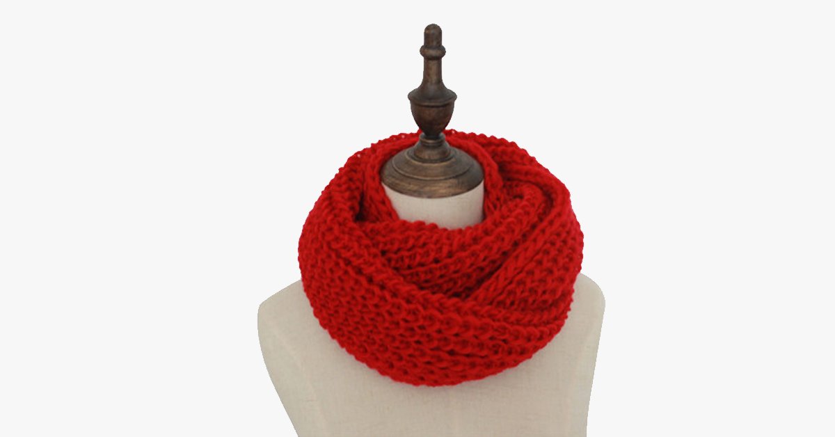 Infinity Knitted Scarf