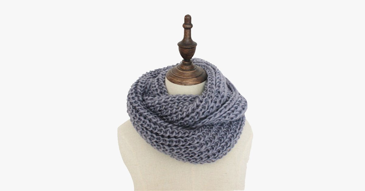 Infinity Knitted Scarf