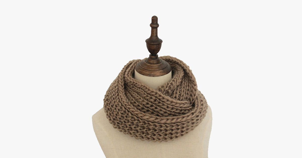 Infinity Knitted Scarf