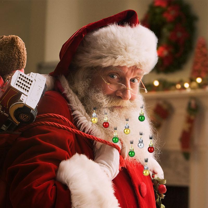 Beard Ornaments - Colorful Christmas Facial Hair Baubles!