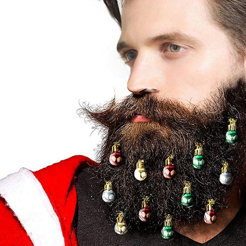Beard Ornaments - Colorful Christmas Facial Hair Baubles!