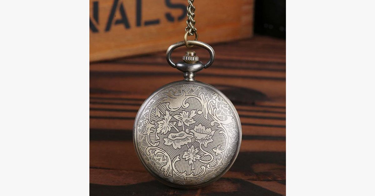 Vintage Bronze Pocket Watch