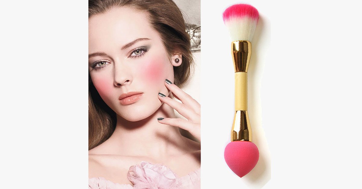 Lollipop Sponge 2 in 1 Brush- Makes Makeup application easier!