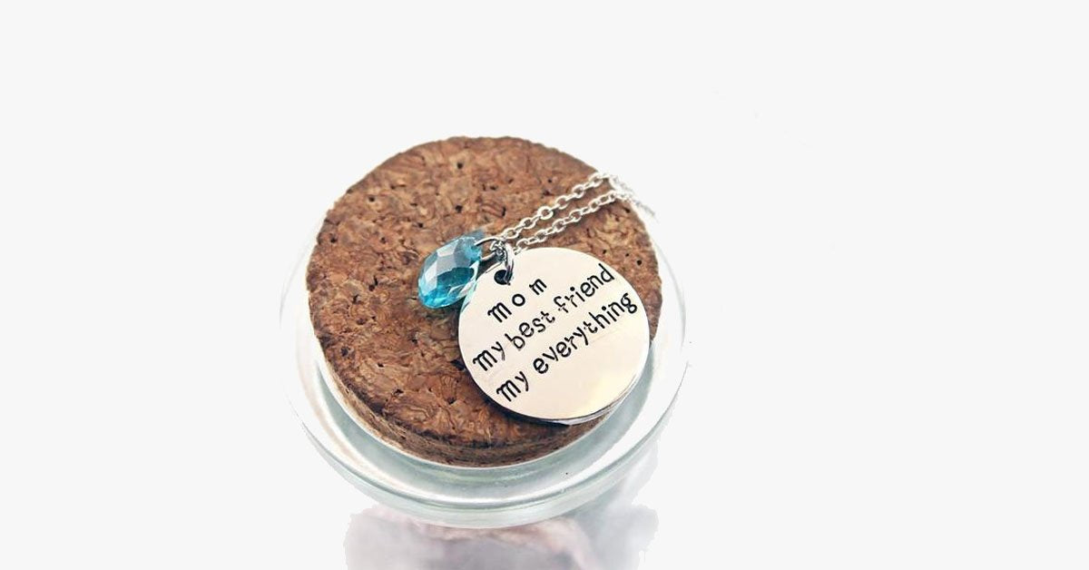 Mom My Best Friend Necklace