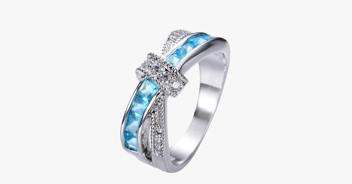 Aquamarine Sapphire Ring
