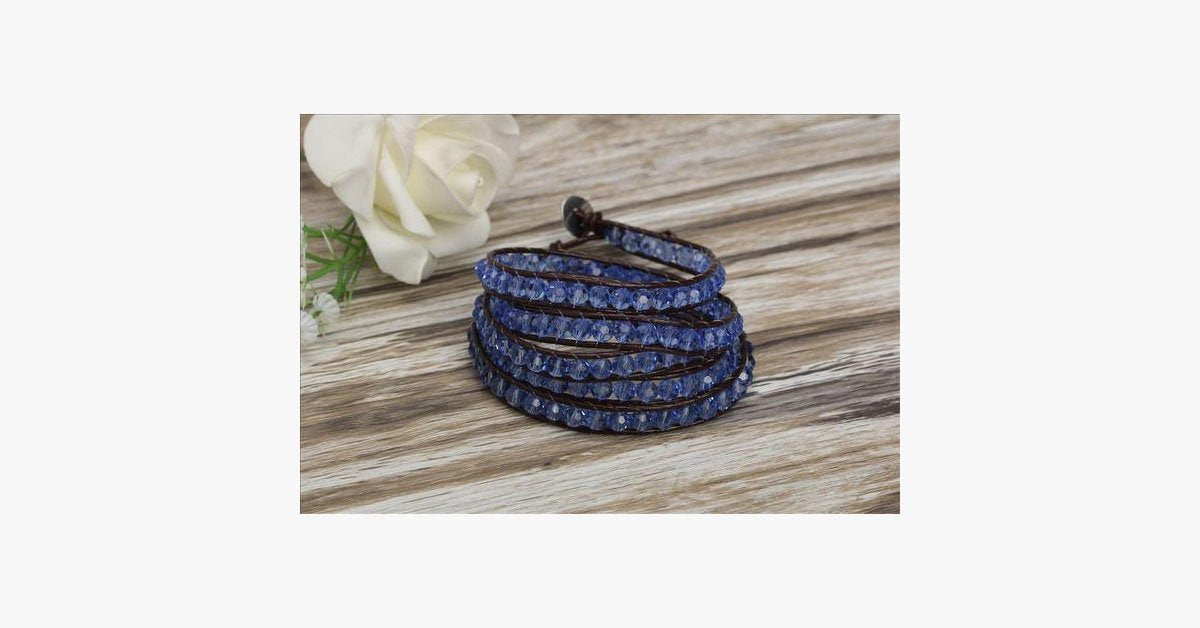 Blue Twist Vintage Bracelet