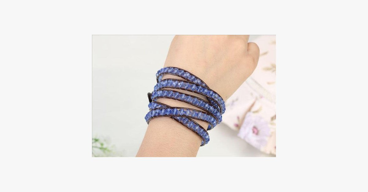 Blue Twist Vintage Bracelet