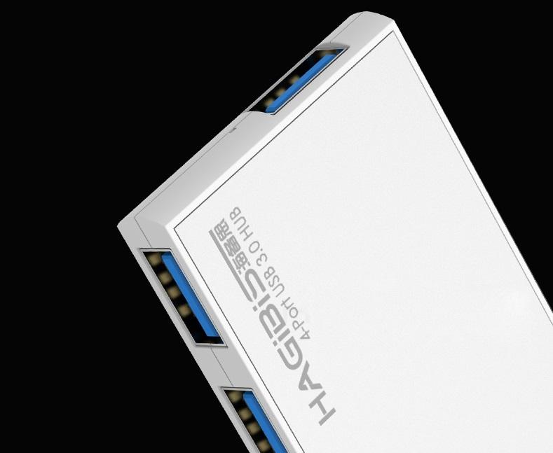 Coolest 180 Degree Rotatable 4-Port USB3.0 Hub