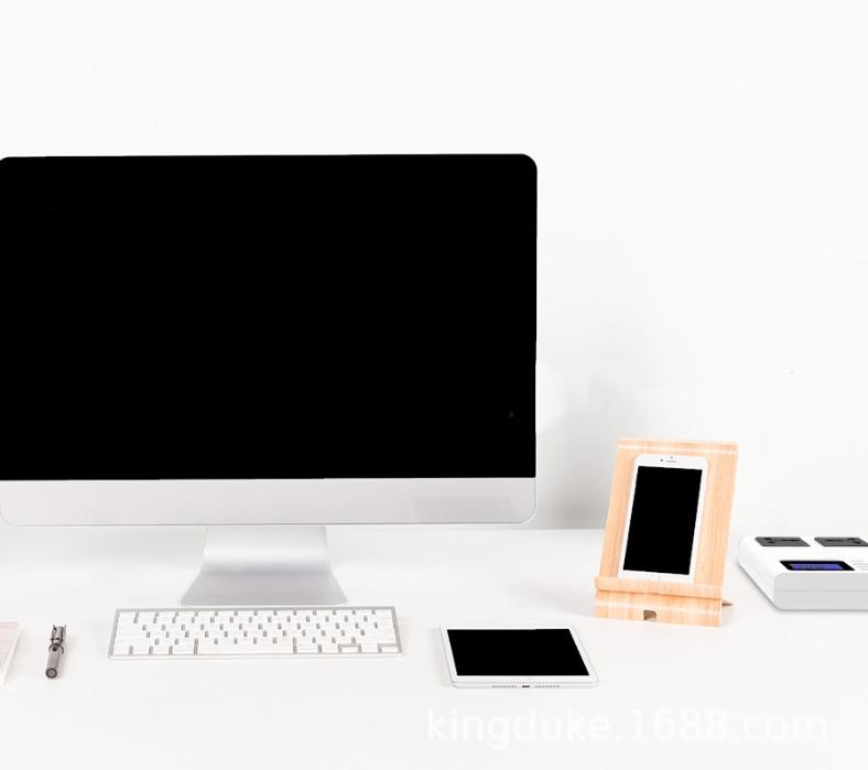 All-in-one Wired & Wireless Charging Hub with Universal Outlets & Digital Screen