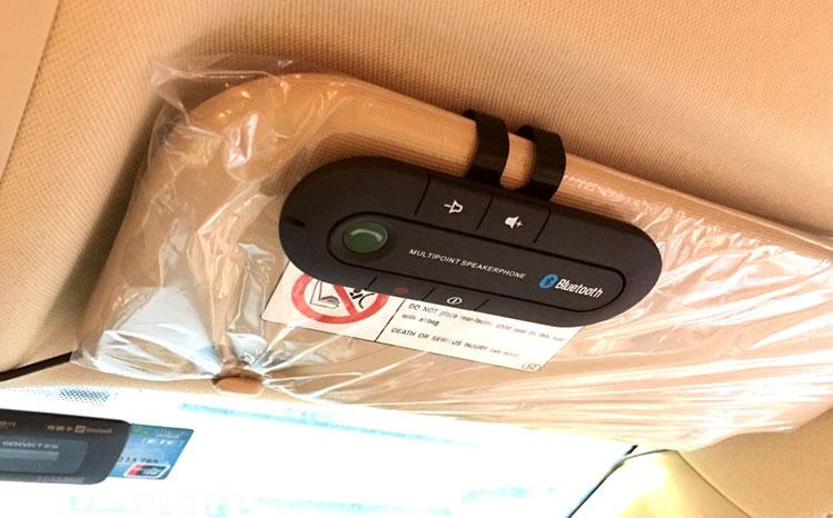 Bluetooth Visor Mount Speaker - Always Drive Safe