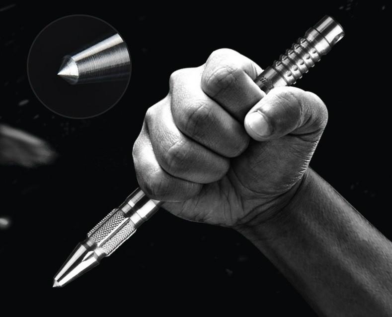 Portable Tactical Defensive CNC Gadget with Tungsten Steel Tip