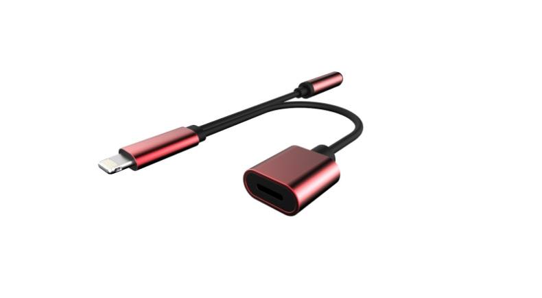 2-in-1 Apple Lightning to Headphone Adapter - Get Music and Power at the Same Time