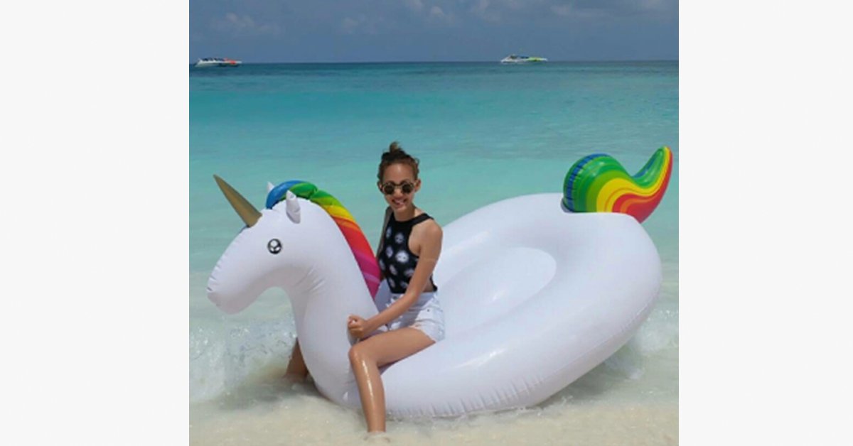 Giant Inflatable Unicorn Pool Float