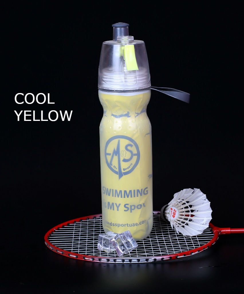 Spray Mist Water Bottle For Outdoor Sport Hydration & Cooling Down