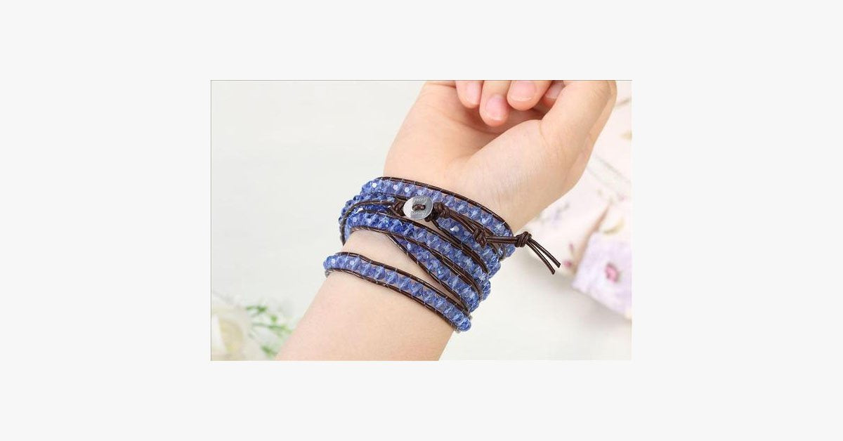 Blue Twist Vintage Bracelet