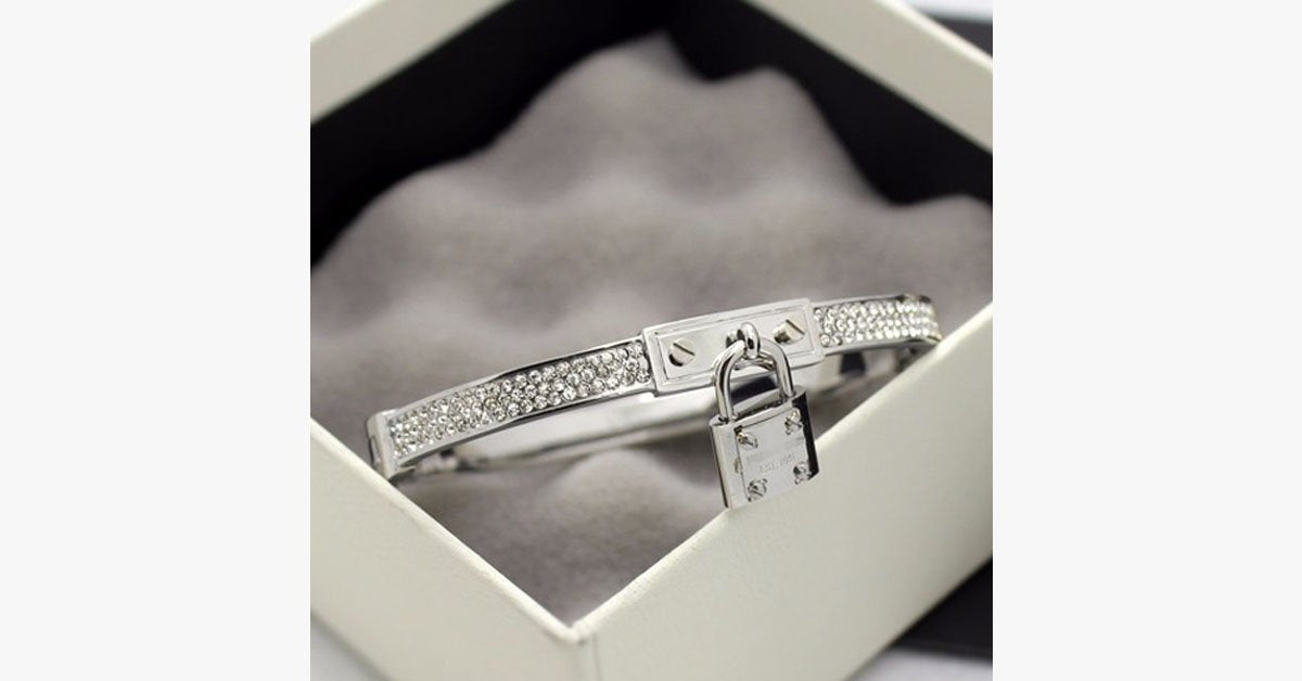Steel Stone Wristband Bracelet