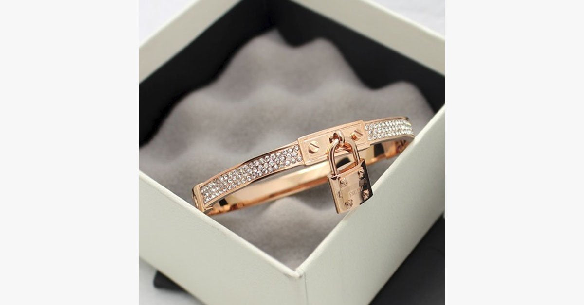 Steel Stone Wristband Bracelet