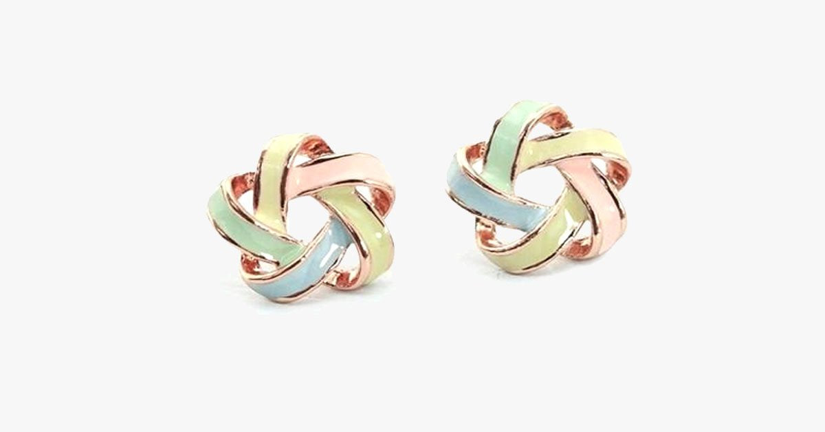 Multicolor Strip Earring