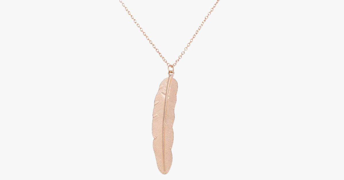 Vintage Feather Necklace