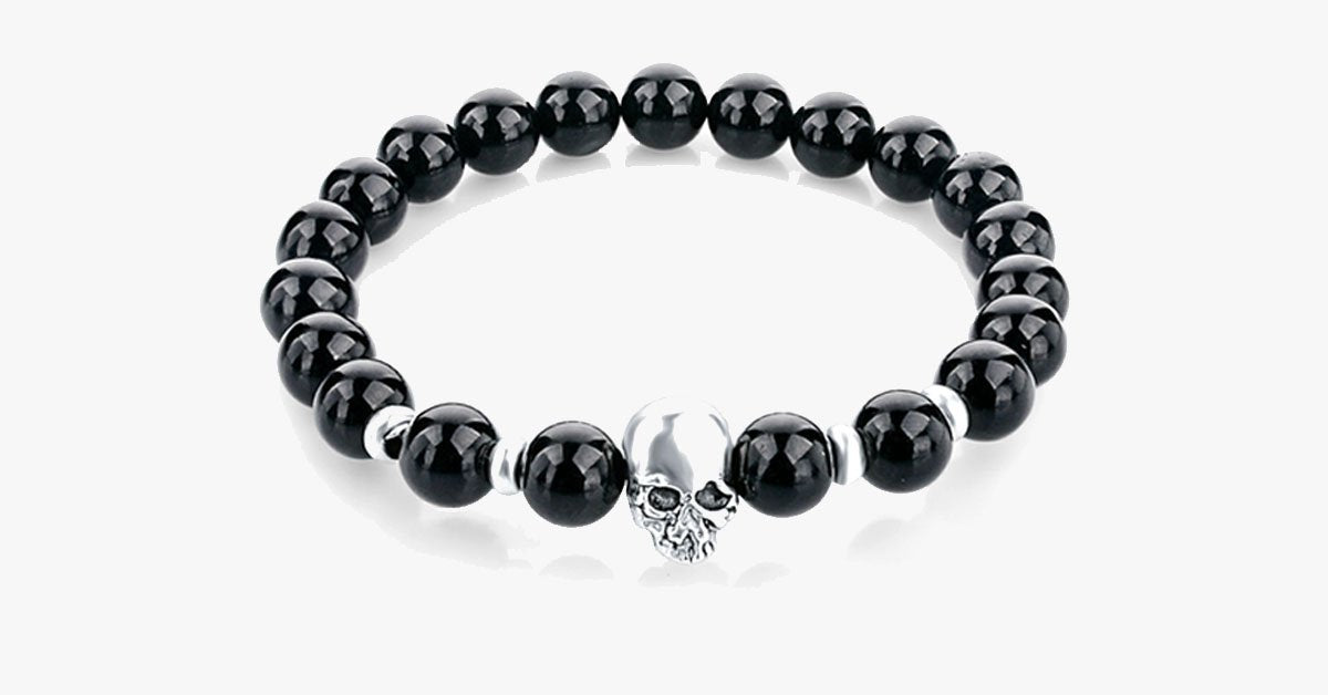 Stone Skull Bracelet