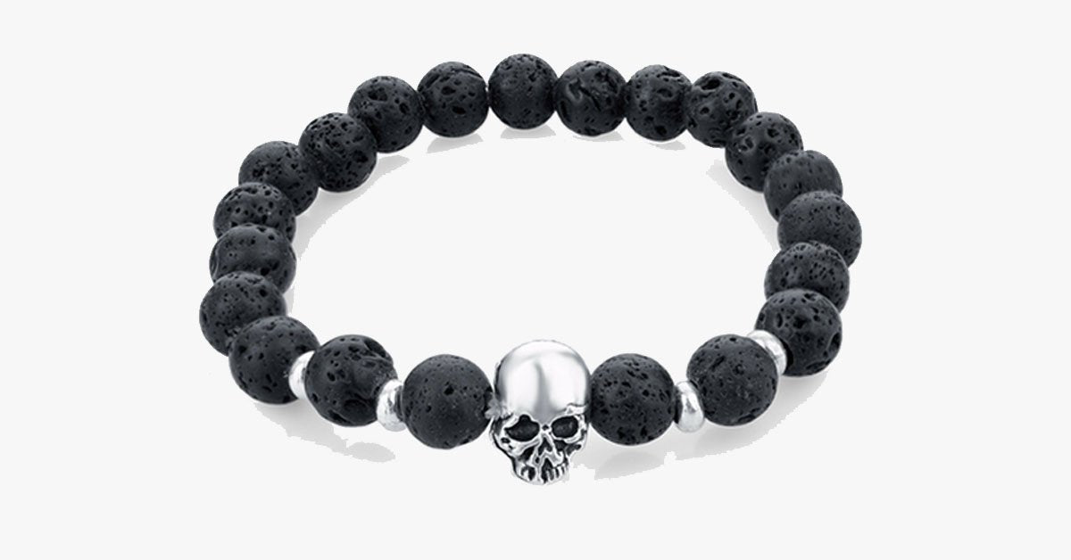 Stone Skull Bracelet