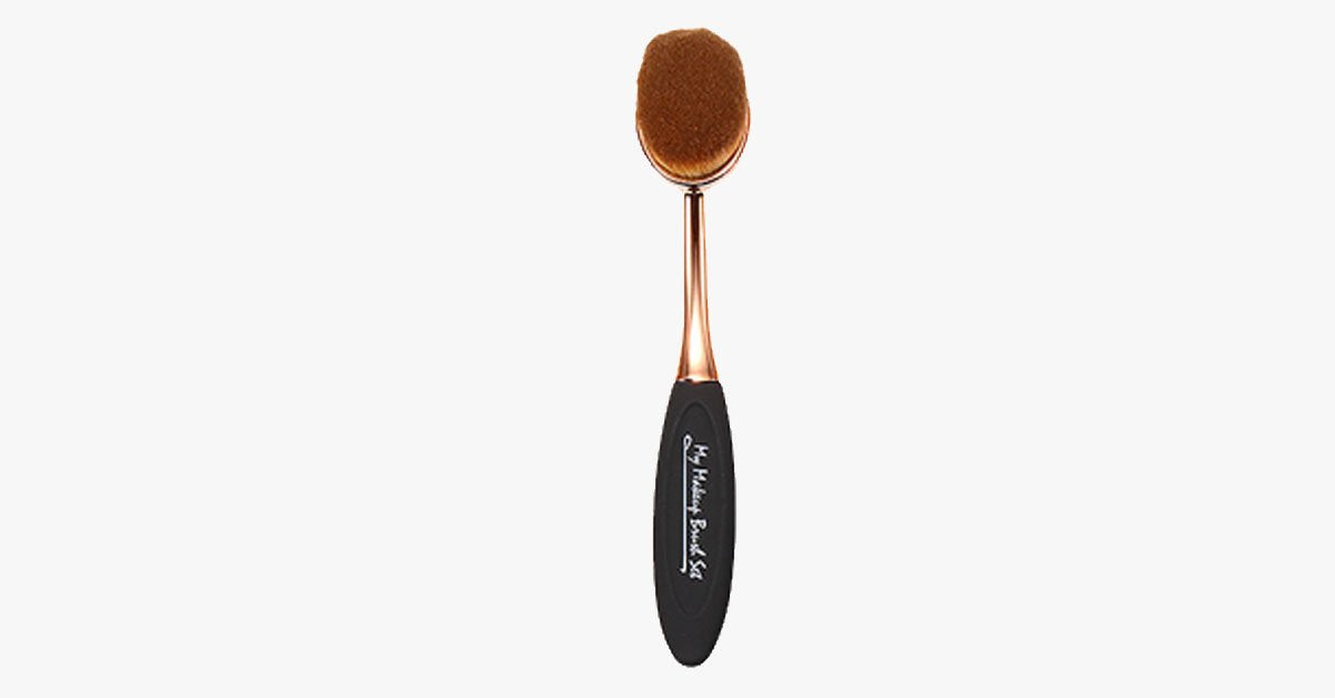 Oval Blush Applicator Brush – For the Perfect Rosy Cheeks