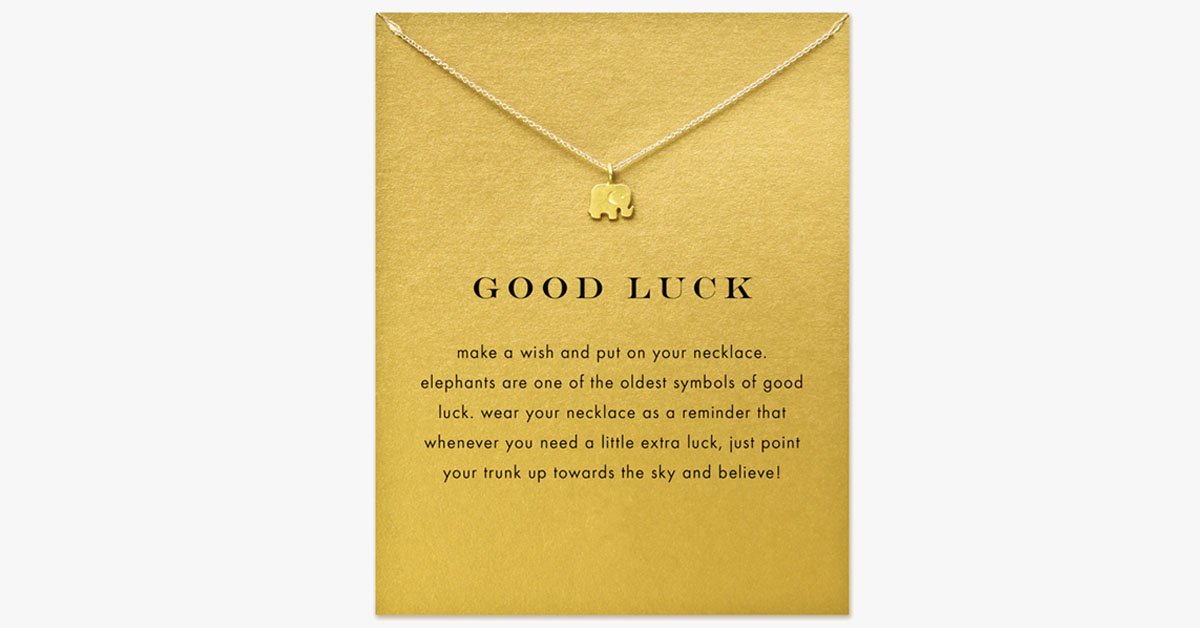 Good Luck Elephant Pendant