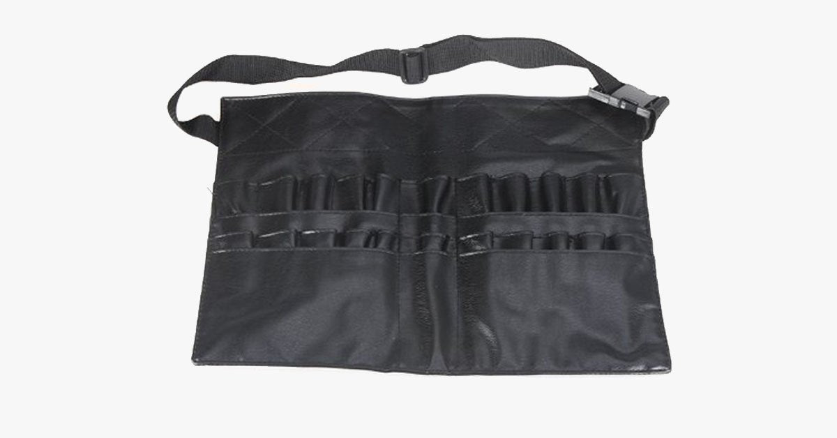 Handy Cosmetic Makeup Brush Apron – Get a Professional Touch at Your Salon