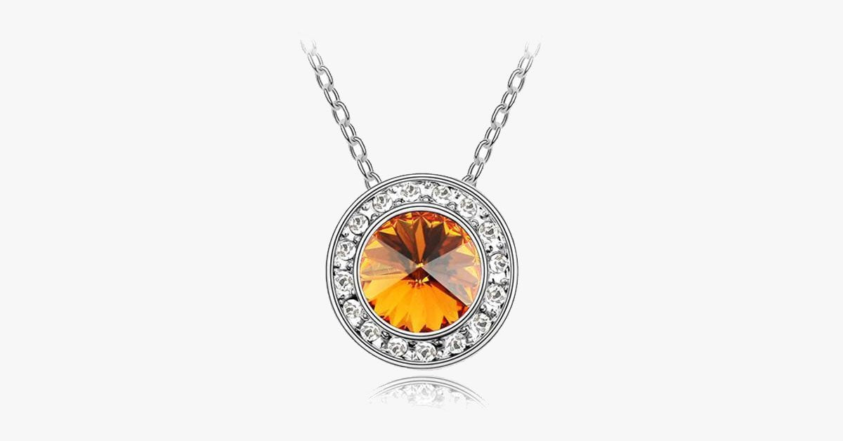 Florence Crystal Bold Pendant