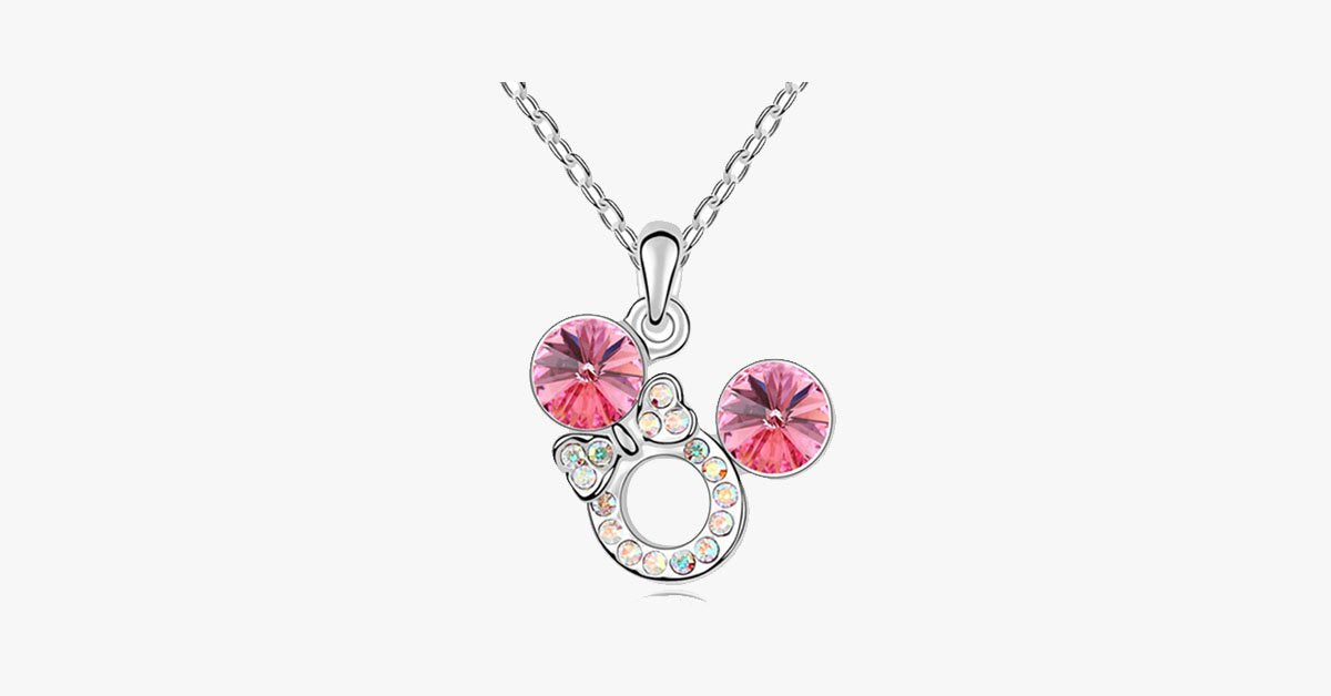 Florence Crystal Bow Necklace