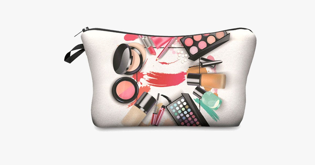 Magic Cosmetic Travel Bag - Smooth Zipper Closure - Perfect to Organize Your Cosmetics!