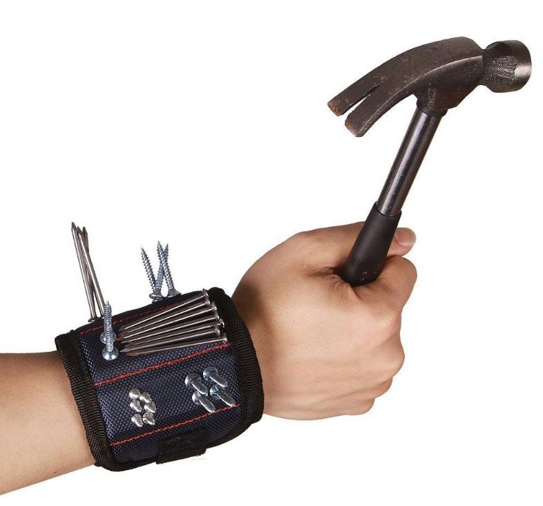 Keep Your Small Tools and Bits Handy with Magnetic Wristband