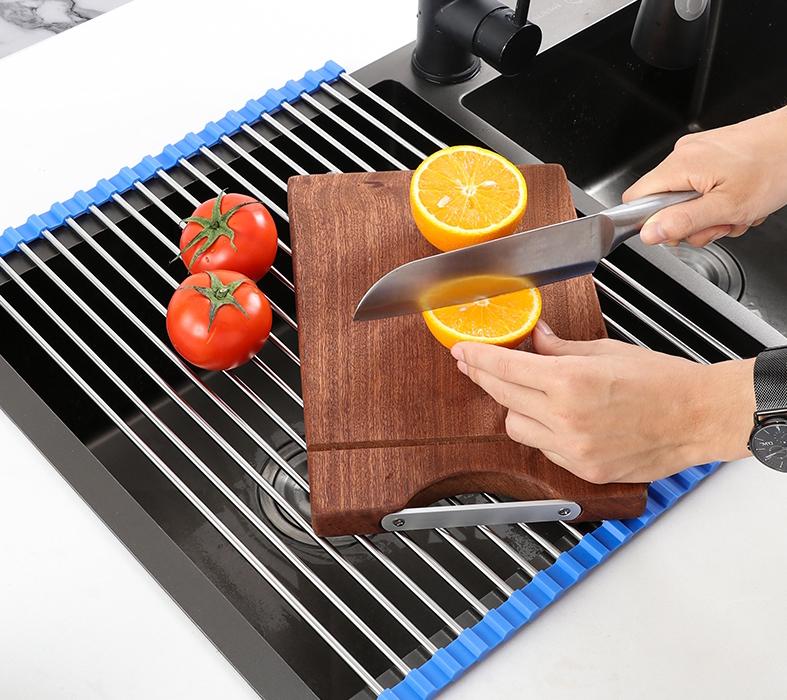 Stainless Steel Foldable & Detachable Drain Rack, Your Kitchen Helper