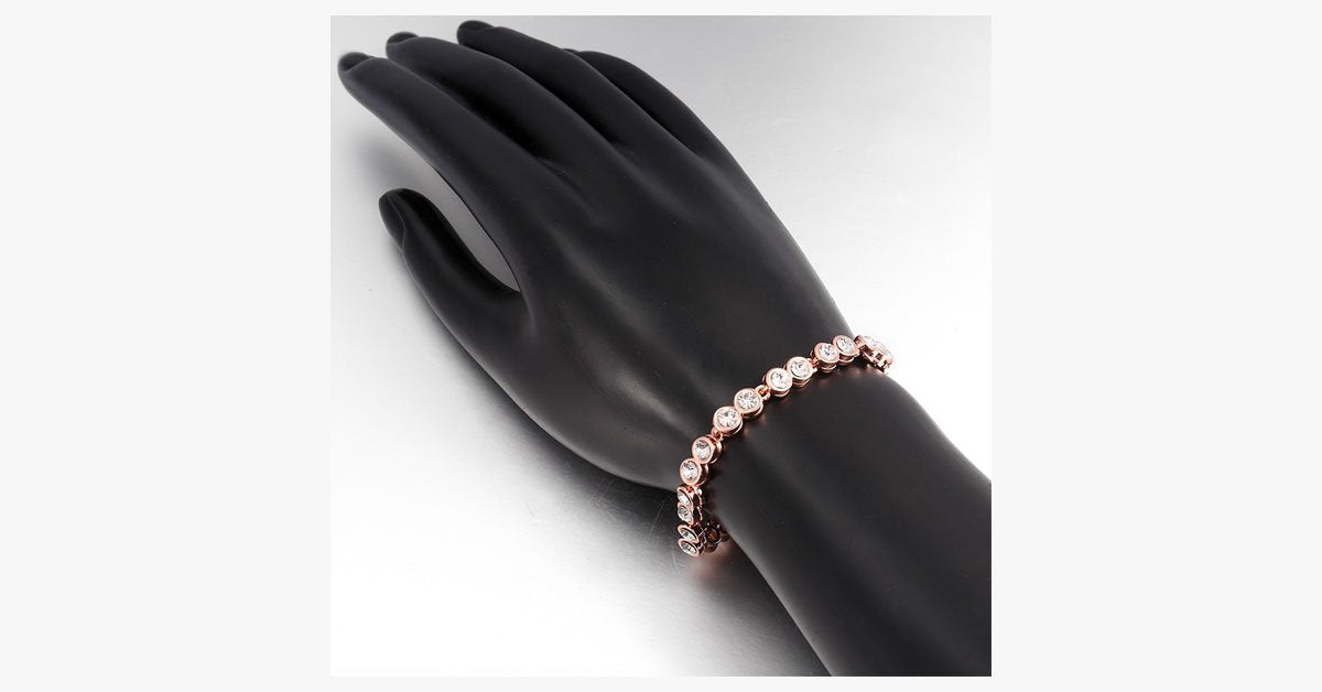 Cachet Crystal Tennis Bracelet