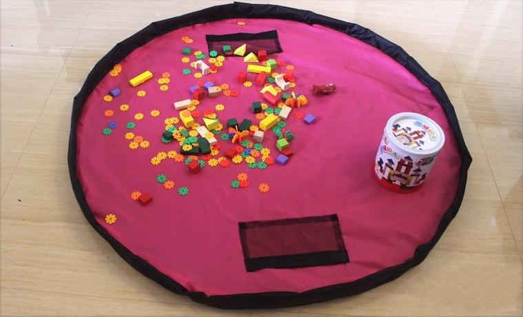 The Most Convenient Toy Storage Bag and Floor Activity Mat