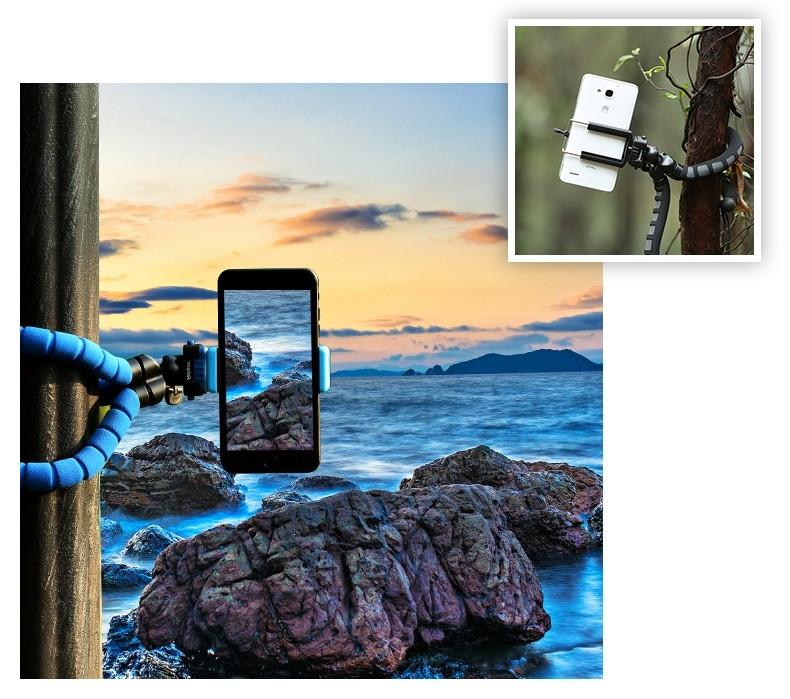 The Most Convenient Adjustable Tripod Inspired by Octopus