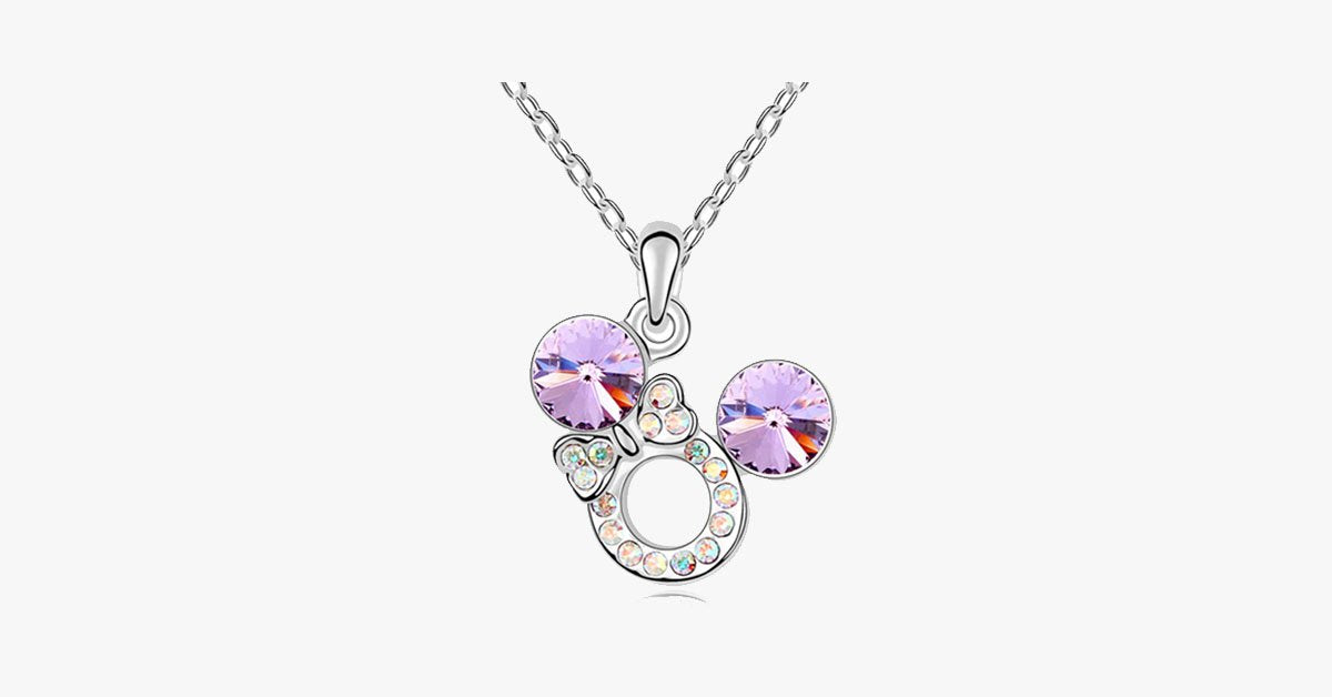 Florence Crystal Bow Necklace