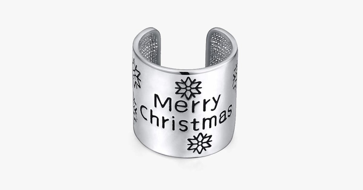 Christmas Cuff Ring