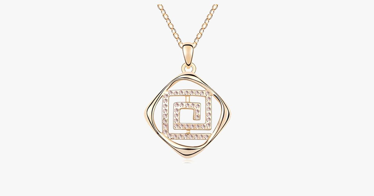 Florence Crystal Maze Pendant
