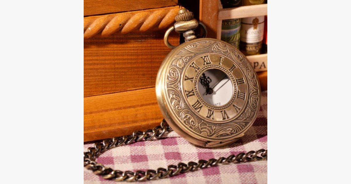 Vintage Gold Half Hunter Pocket Watch