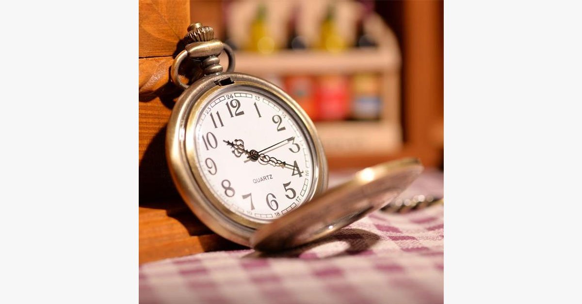 Vintage Gold Half Hunter Pocket Watch