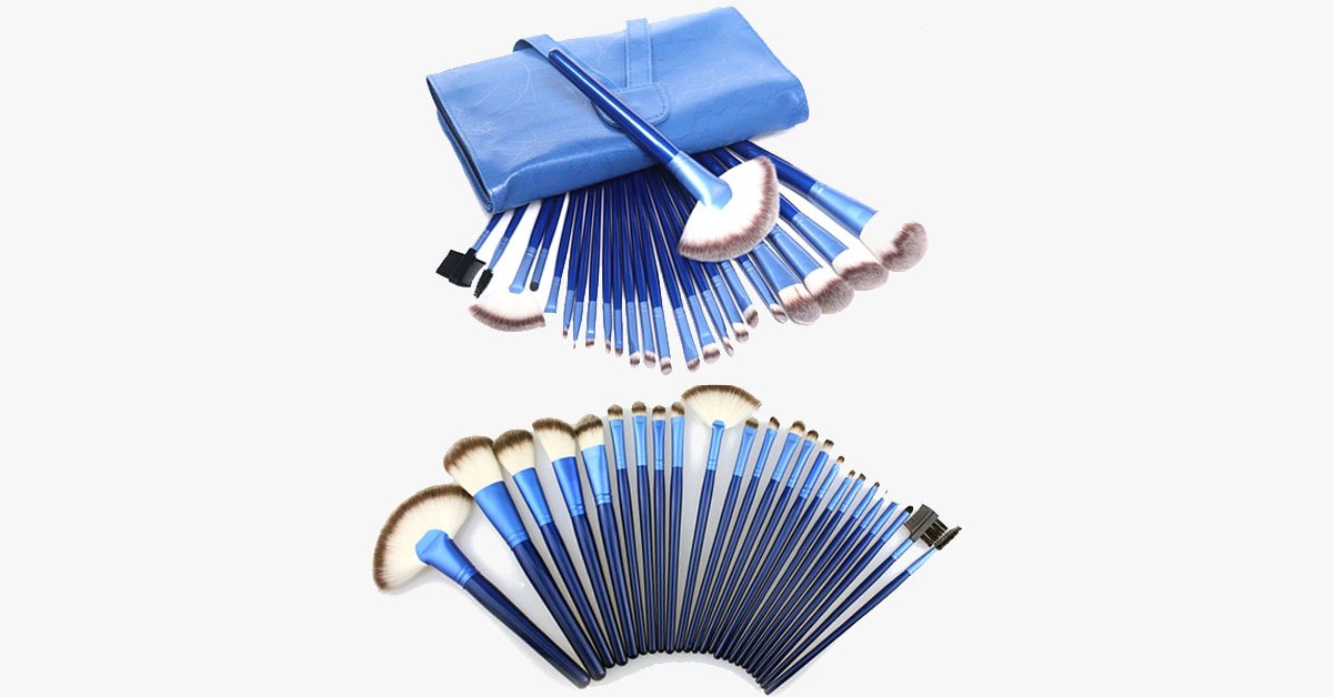 Ocean Blue 24 Piece Brush Set