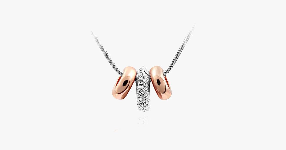 Florence Crystal Three Row Necklace
